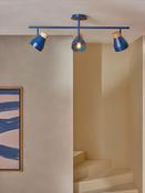 MADE.COM Navy Albert 3 Light Linear Pendant Bar Ceiling Light