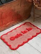 Rockett St George Ooh La La Slogan 100% Cotton Bath Mat