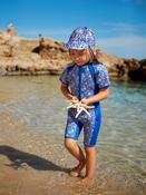 JoJo Maman Bébé Navy Blue Floral Print Junior Wetsuit