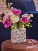 Cath Kidston Pink/Blue Floral Hand Bag Vase