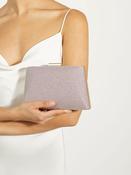 Dune London Pink Bellaria Angled Frame Clutch Bag