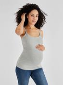 JoJo Maman Bébé Grey Maternity &amp; Nursing Vest image