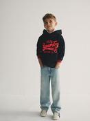 Superdry Navy Logo Hoodie