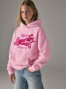 Superdry Pink Logo Hoodie