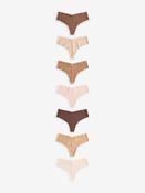 Victoria's Secret Nude Thong 7 Pack Knickers