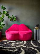 Rockett St George Luxe Needlecord Velvet Harrys Pink Luscious Lips Small 2 Seater Sofa
