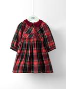 JoJo Maman Bébé Red Tartan Party Dress