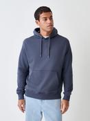 Steel Blue Regular Fit Heavyweight Cotton Rich Jersey Hoodie