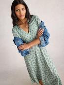 White Stuff Green Megan Jersey Dress