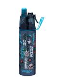 Smiggle Grey Trailblazer Insulated Stainless Steel Spritz Drink Bottle 500Ml image