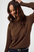 Kaffe 10512268 Lizza Argyle Pullover Ls image