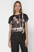Marc Aurel 7361C 10940 900001 Blouse With Ruching &amp; Print