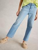 443788 Blake Straight Crop Jean White Stuff image