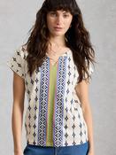 White Stuff 445349 Nelly Notch Neck Tee image
