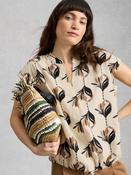 White Stuff 446084 Nicole Linen Blend Top