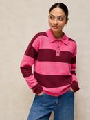 White Stuff 446734 Camilla Stripe Collar Jumper image