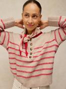 White Stuff 446736 Stripe Henley Jumper image