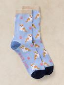 White Stuff 446796 Fluffy Corgi Ankle Sock