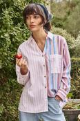 White Stuff 447140 Saffie Mixed Stripe Shirt image