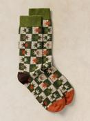 White Stuff 447919 Checkerboard Star Cosy Sock image