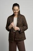 Pinns 790JK Leopard Print Quilted Jacket image