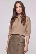 Marc Aurel 8415A-11376-750009 Sweater With Faux Leather Collar image