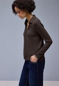 Street One 324547 Jersey Blouse W.Striped Cuffs