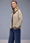 Street One 324573 Silk Look Hoody Jacket W.Print