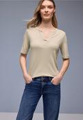 Street One 324616 Basic Split Neck Shirt
