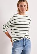 Street One 324785 Striped Knit Look Top image