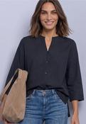 Street One 346856 Splitneck Blouse W Button D image