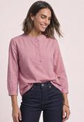 Street One 346864 Corduroy Blouse W Ruffle Detail image