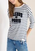 CECIL 324830 Striped Fleurs Fp Top