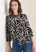 CECIL 346152 2 Tone Printed Blouse