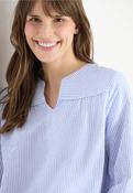 CECIL 346415 Seersucker Stripe Tunic Blouse image