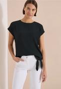 CECIL 346624 Solid Mat Mix Blouse