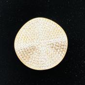 BEST OF IRISH RBB-4 Wavey Disc Brooch image