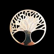 RBB-1 Tree Of Life Gold Toned Magnetic-Brooch Best of Irish image
