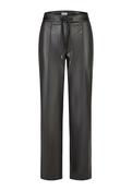 Marc Aurel 1415A-10001-700027 Faux Leather Jogging Pants With Contrast Stripes image