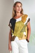 NAYA NAS26150 Multi Colour Graphic Print Top