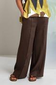 NAYA NAS26240 Classic Style Wide Leg Trouser With Side Pocket