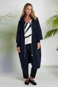 NAYA NPA26170 Hooded Coat With D Ring Trim At Pockets image