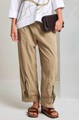 NAYA NAS26222 Pull Up Trouser With Zip Detail At Cuff Hem