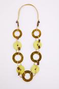 NAYA NAS26372 Colour Loop Necklace With Small Disc image