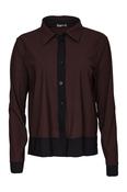NAYA NAW26117A Shirt With Button Front And Band At Hemline