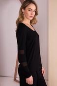 NAYA NAW26139 Jersey Top With Mesh Insets At Sleeve image