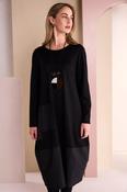 NAYA NAW26164 Dress With Metal Sections And Neckpiece image