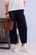 NAYA NPA26230 Wide leg trouser with tuck hem detail image