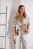 NAYA NPA26309 Graphic Print  Short Jacket With Button Closing image