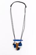 NAYA NPA26356 Stone Necklace With Color Panel